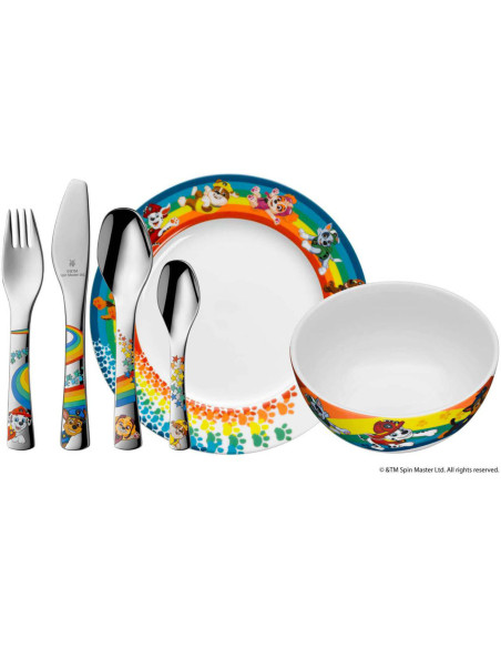 WMF Pat'Patrouille 18/10 rustfrit stål og porcelæn madkasse til børn