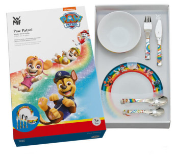 WMF Pat'Patrouille Essensset für Kinder Edelstahl 18/10 und Porzellan 2
