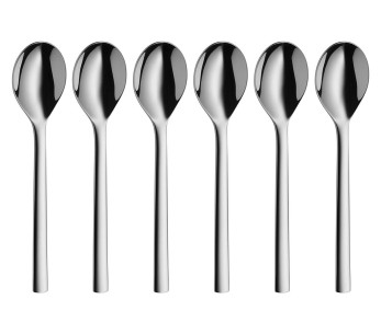 Juego de 6 cucharas de café WMF Nuova de acero inoxidable 18/10 Cromargan