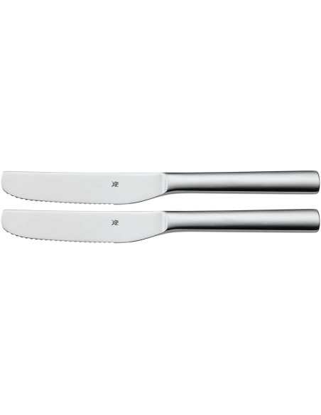 Set of 2 WMF Nuova brunch knives in 18/10 Cromargan stainless steel