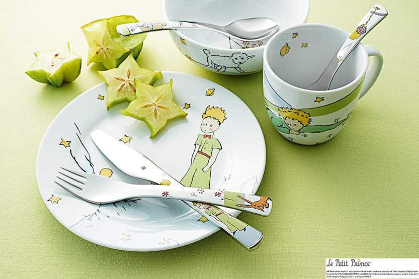 WMF Le Petit Prince -lasten lounasrasia ruostumatonta terästä 18/10 ja posliinia.