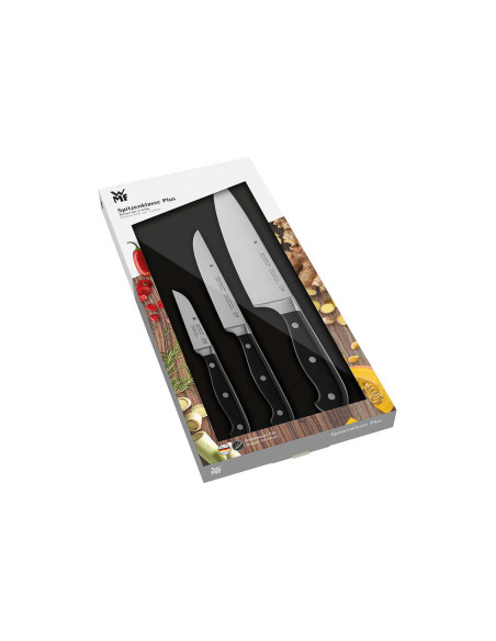 Set med 3 WMF Spitzenklasse Plus-knivar: Kontor + Universal + Kock