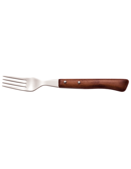 Estuche 6 cuchillos Arcos + 6 tenedores en acero NITRUM con mangos de madera
