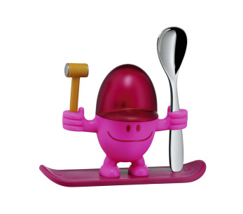 Copo para ovos rosa com colher WMF McEgg