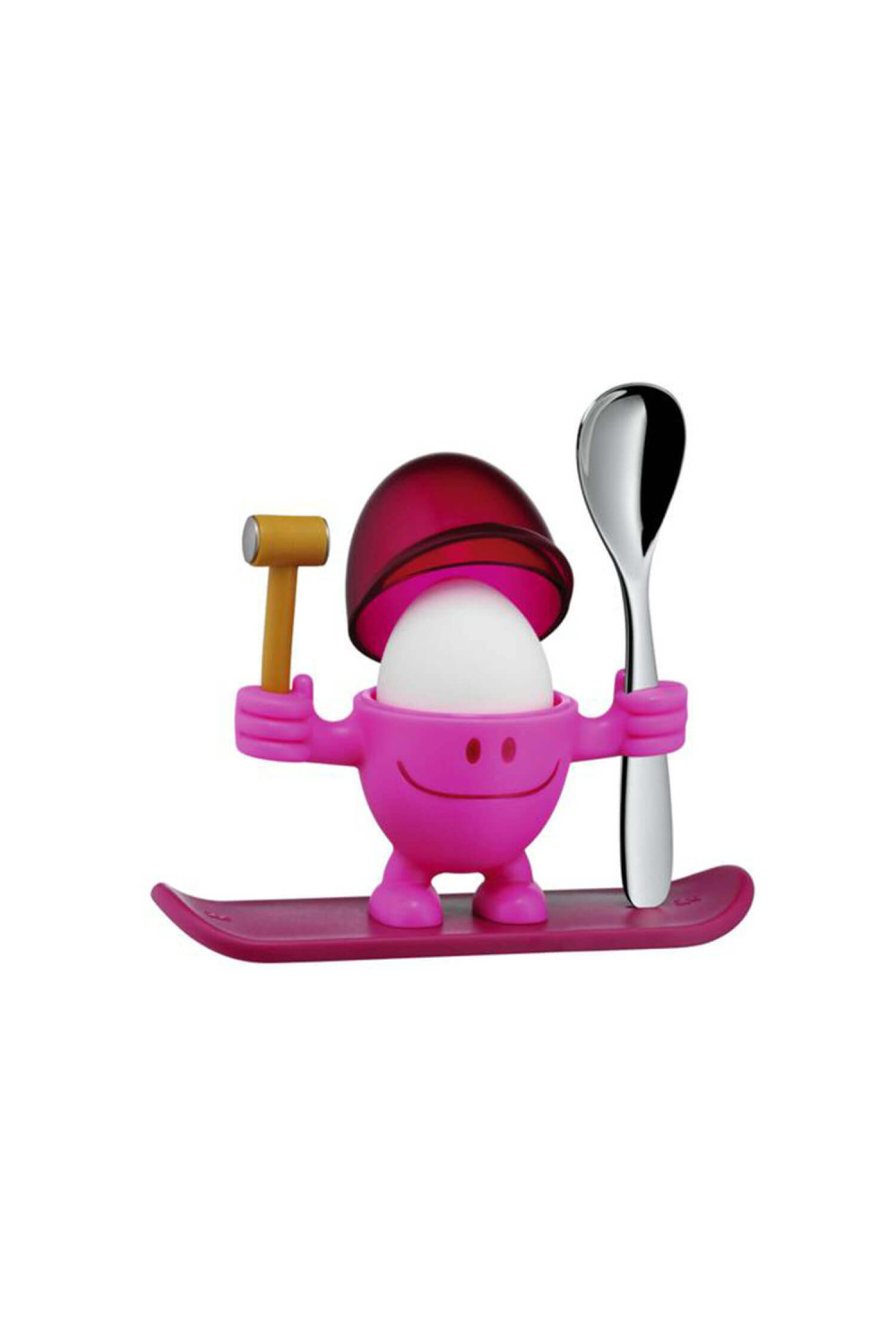 WMF McEgg Eierbecher für Kinder rosa mit Löffel