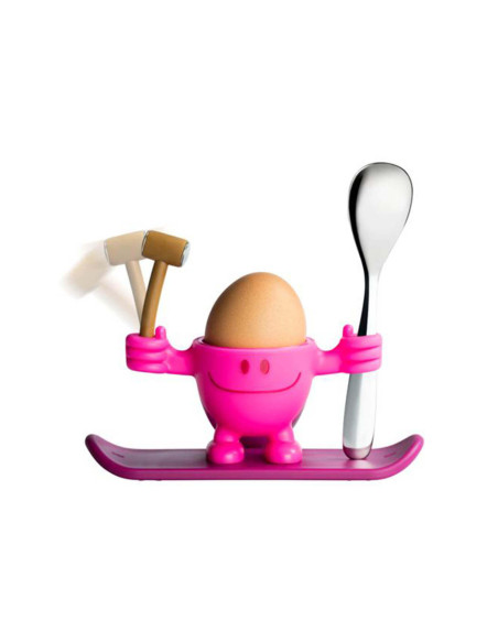 WMF McEgg rosa äggkopp med sked