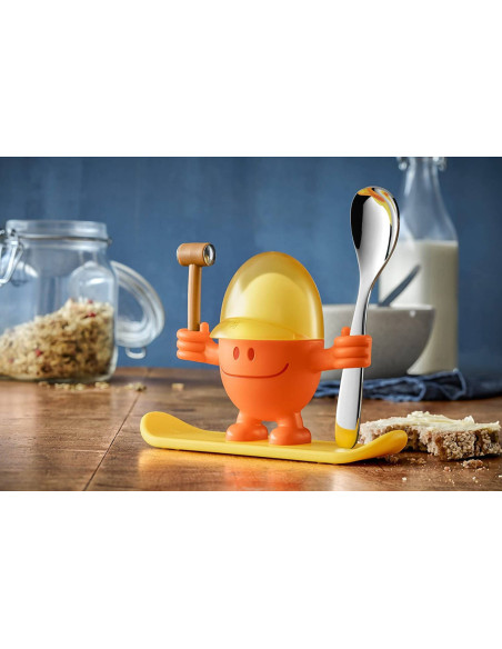 WMF McEgg orange egg cup with spoon