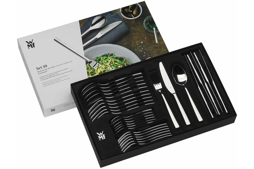 30-teilige besteckset WMF Boston aus Edelstahl 18/10 Cromargan