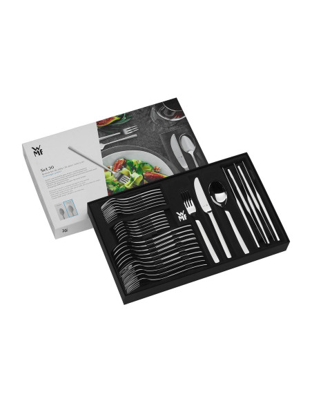 Set di utensili da cucina WMF Philadelphia in acciaio inossidabile 18/10 Cromargan da 30 pezzi