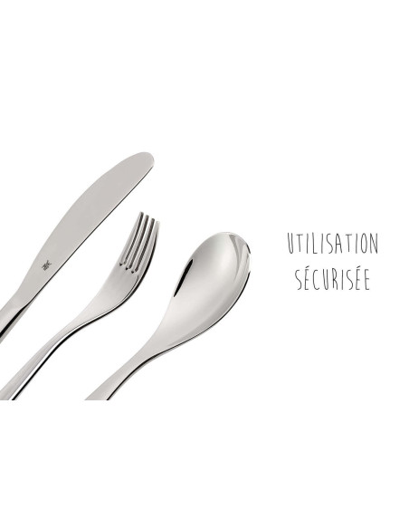 WMF Safari 4-delig kinderbestek in 18/10 Cromargan roestvrij staal