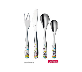 WMF Portapranzo Unicorno per bambini in acciaio inossidabile 18/10 e porcellana 2