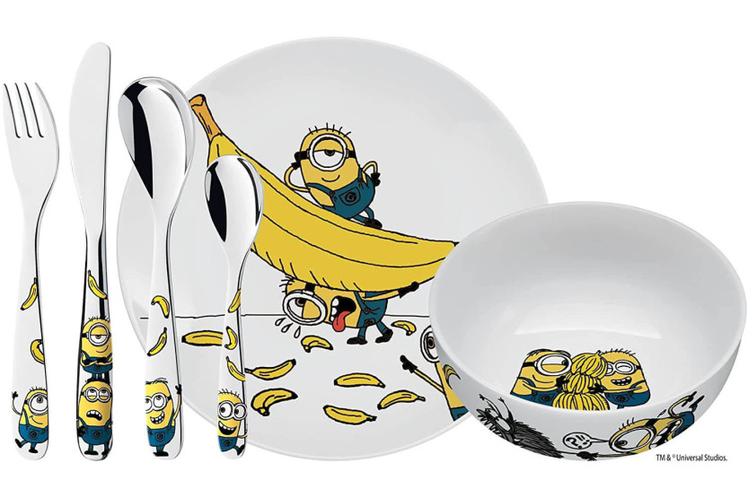 WMF Les Minions lasten lounasrasia 18/10 ruostumatonta terästä ja posliinia