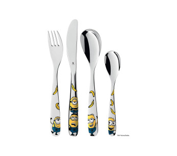 WMF Les Minions matlåda för barn 18/10 rostfritt stål och porslin 2