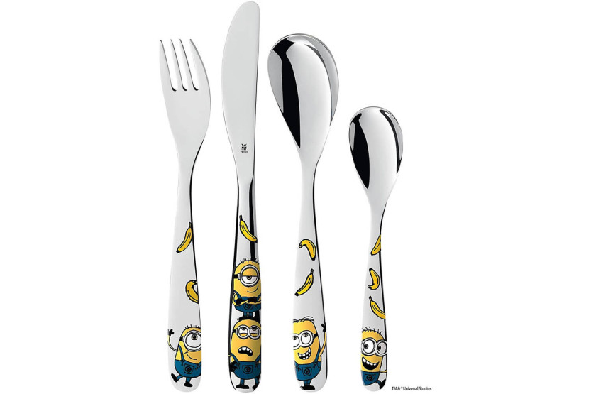 WMF Les Minions matlåda för barn 18/10 rostfritt stål och porslin