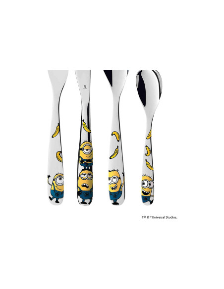 Fiambrera infantil WMF Les Minions Acero inoxidable 18/10 y porcelana