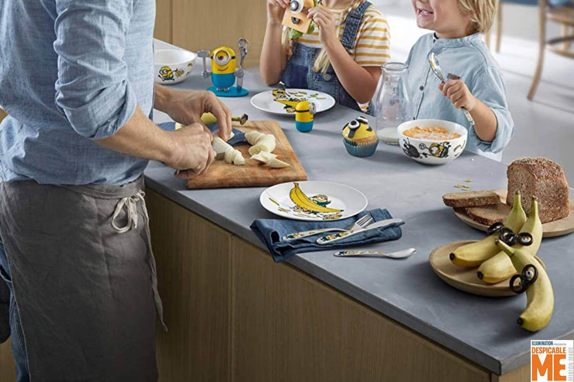 WMF Mc Egg The Minions eggbeger for barn med skje