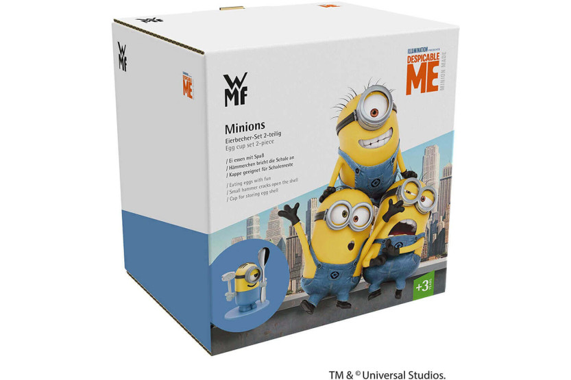 WMF Mc Egg The Minions eggbeger for barn med skje