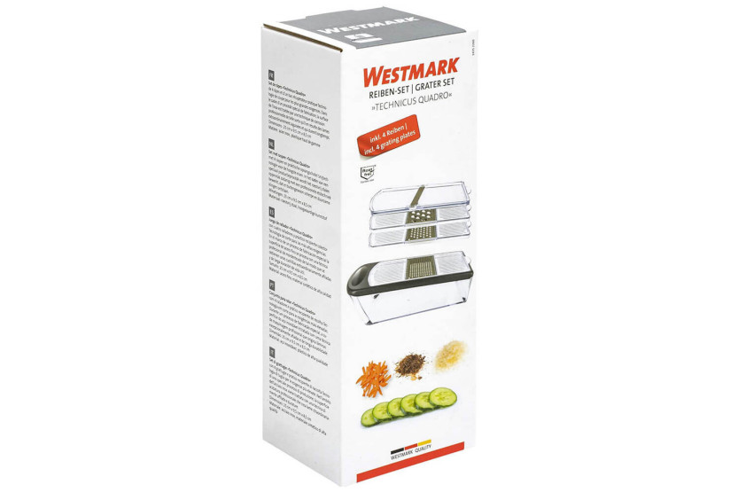 Westmark Technicus Quadro 4-säleinen säiliöraappa Westmark Technicus Quadro 4-säleinen säiliöraappa