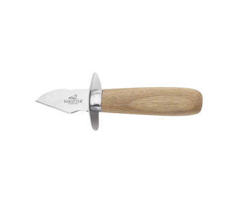 Sabatier International ostronspjut med skydd, 4,5 cm blad, trähandtag