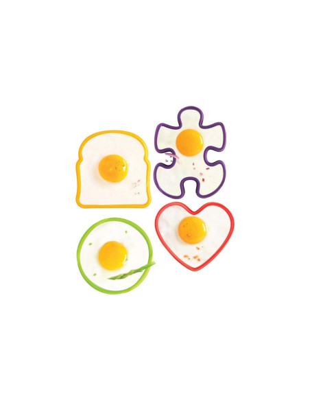 Juego de 4 moldes Mastrad para huevos, magdalenas y galletas