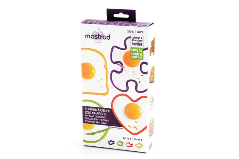 Set of 4 Mastrad baking moulds for eggs, muffins, cookies