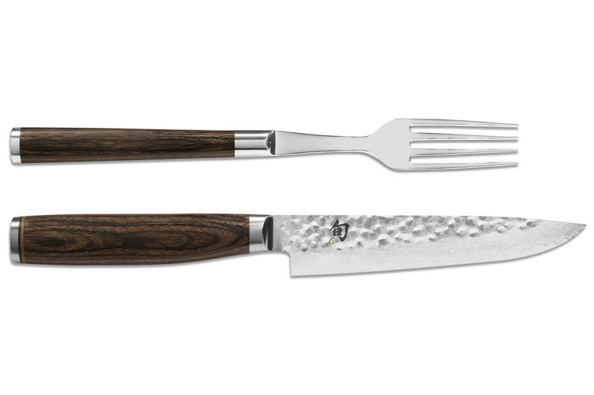 Kai Shun Premier Tim Malzer Set di posate giapponesi coltello + forchetta