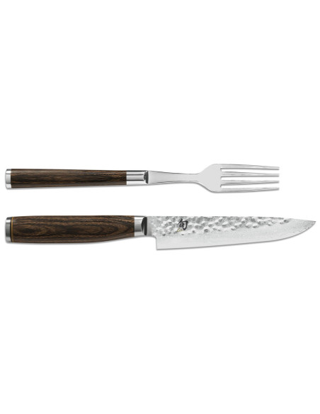 Kai Shun Premier Tim Malzer Set di posate giapponesi coltello + forchetta