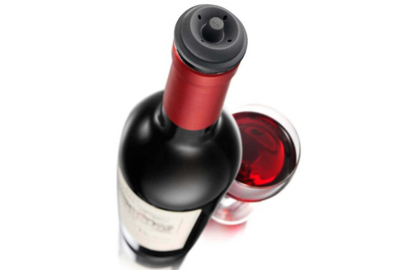 Set med 2 extra Vacu Vin Wine Saver-proppar