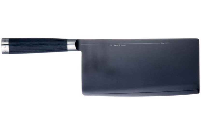 Metzgerblatt Kai Michel Arm 20cm n°10 Edelstahl SG2 + Holzscheide