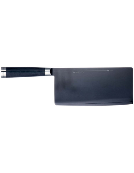 Metzgerblatt Kai Michel Arm 20cm n°10 Edelstahl SG2 + Holzscheide