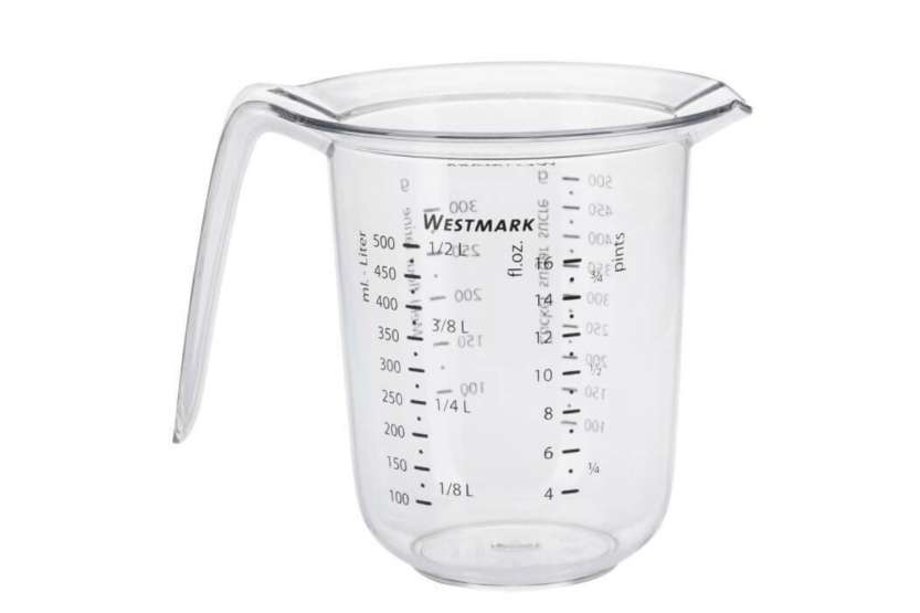 Westmark 0,5L maatbeker met maateenheden