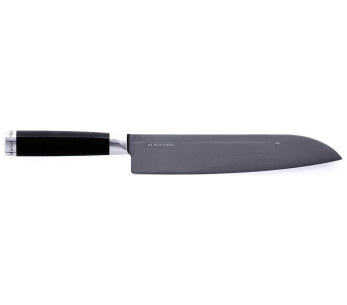 Faca para carne SG2 de 22,5 cm em aço inoxidável Kai Michel Bras n°5 + bainha de madeira