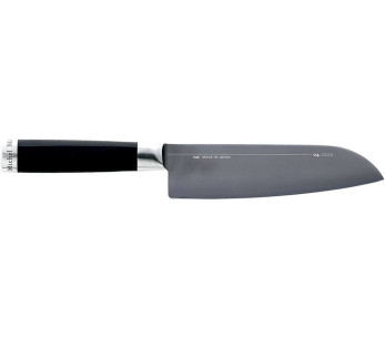 faca santoku Kai Michel Bras 23cm n°4 SG2 aço inoxidável + bainha de madeira