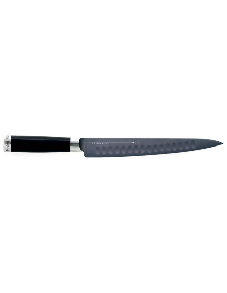 Kai Michel Bras coltello per affettare 23cm n°3 in acciaio inox SG2 con fossette + fodero in legno
