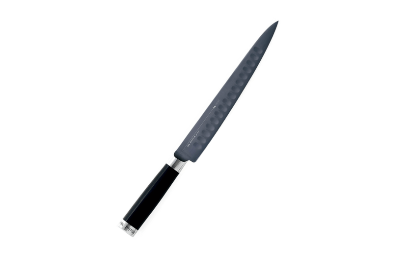 Kai Michel Bras n°3 coltello per affettare 23cm SG2 in acciaio inox con fossette + fodero in legno