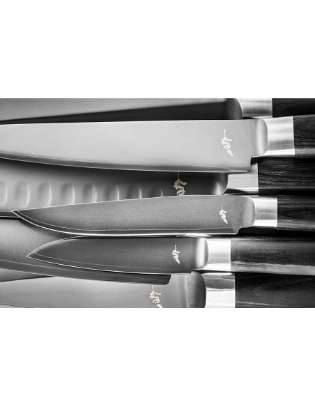 Faca para peixe Kai Michel Bras n°2 15cm SG2 em aço inoxidável + bainha de madeira