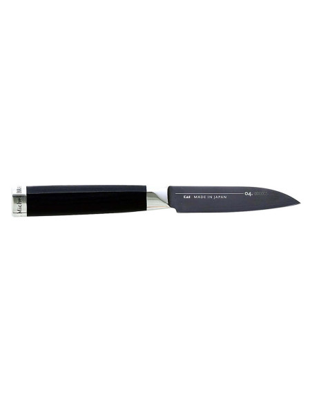 Kai Michel Bras n°1 8cm ruostumattomasta teräksestä valmistettu SG2 kuorintaveitsi + puinen tuppi
