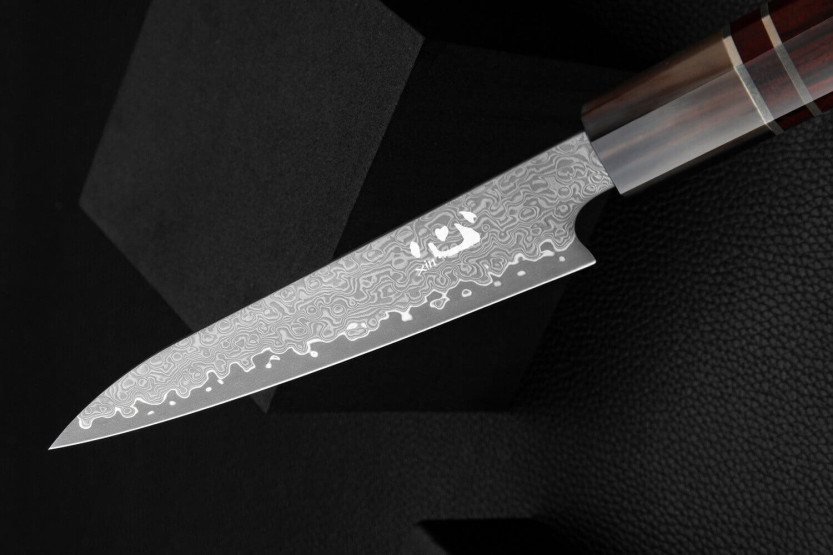 XinCraft VG10-stål damaskus 12 cm Xin Universal-kniv