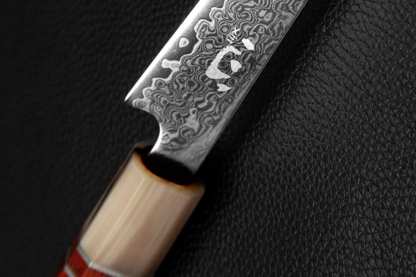 Xin XinCraft VG10 steel mirror polished damascus 12cm Universal knife