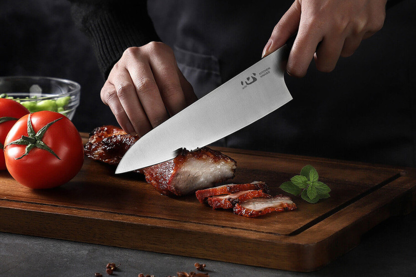 Xin XinCare Chef ' s knife stainless steel 18cm red handle