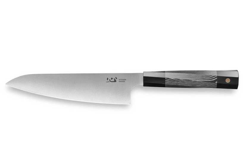 Xin XinCare Kokkens kniv i rustfritt stål 18 cm med svart skaft