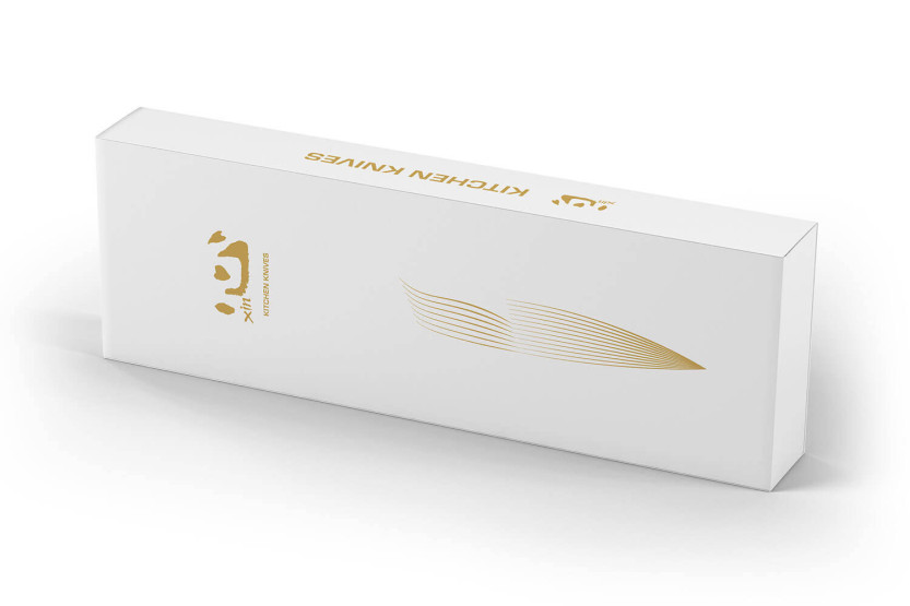 Xin XinCare Chef ' s knife stainless steel 18cm black handle