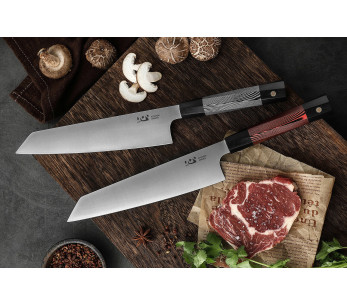 Xin XinCare cuchillo de cocinero kiritsuke acero inoxidable 21cm mango negro 2