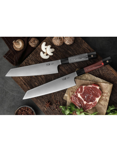 Chef ' s knife kiritsuke Xin XinCare stainless steel 21cm black handle