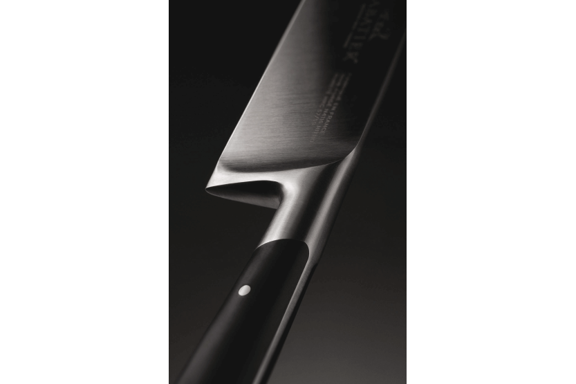 Sett i eske 1 Sabatier Edonist smidd utskjæringskniv + 1 gaffel