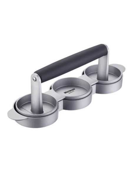 Westmark Trio Mini-Hamburgerpresse aus Aluminium