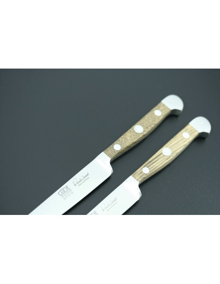 Güde Alpha Eiche Steakmesser 12cm aus geschmiedetem Stahl