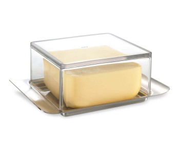 Burriera Gefu Brunch in acciaio inox e SAN per burro 125g