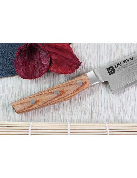 Shimomura Un-Ryu 21cm 33 layer damascus japanese chef ' s knife