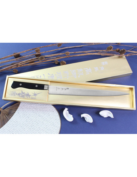 Faca japonesa yanagiba Shimomura TU-9000 27cm
